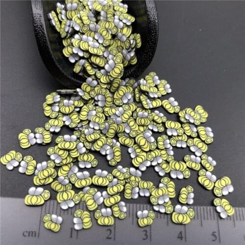 50g Honeybee Polymer Clay Sprinkle For Kids Diy ,Soft Clay For Craft Clay/Nail Art /Scrapbook Decoration DIY, Craft Filler