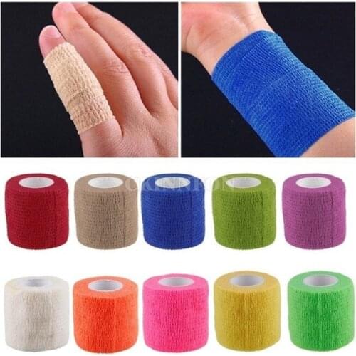 500Pcs/Lot Bandage Finger Wrist Support Soccer Basketball Sports Ankle Support Kneepad Waist Support Tape #msgsu coltd