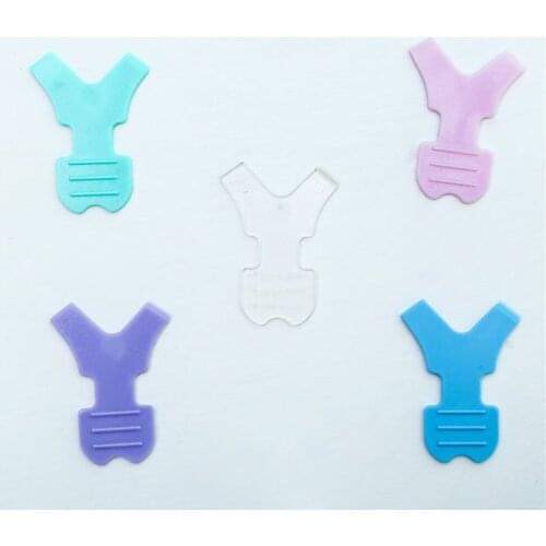 5pcs Makeup Eyelash Brushes Reuseable Plastic Clean Comb Y Shape Eyelashe Lifting Curler Eye Lash Extension Perm Eyelashe Tools