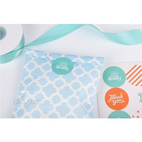 90pcs mint green orange design as Food Tags Labels Gift Tag Stickers birthday Christmas Home Decoration Tag DIY gift wedding