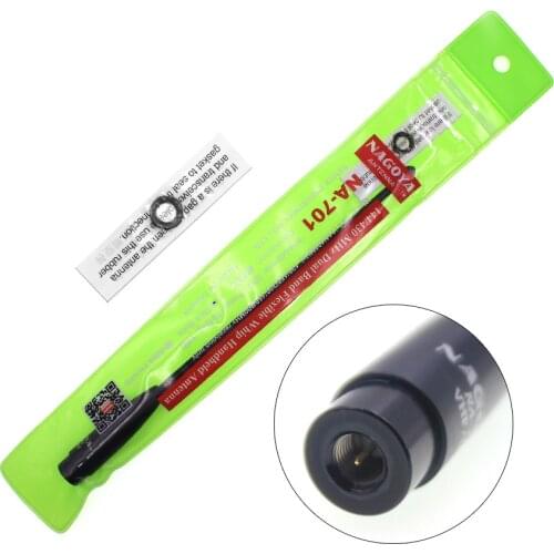 100% Original Nagoya NA-701 VHF/UHF (144/430Mhz) Antenna SMA-Male for VX-3R VX-7R ZT-2R PX-2R UV-985 TH-UVF8D TH-UV8000D