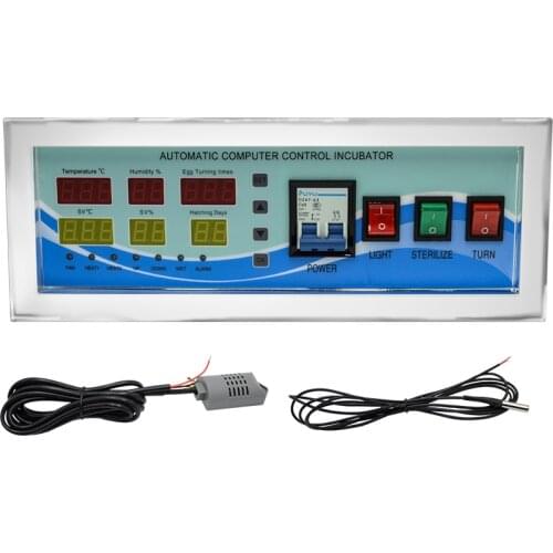 XM-18G Automatic Egg Incubator Controller Thermostat Hygrostat Multifunction Temperature Humidity Sensors Egg Hatcher Farm Coop