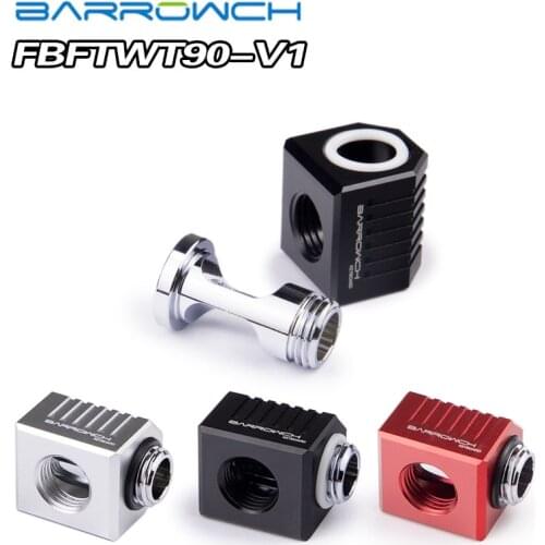Barrowch open 90 degree DIY split water-cooled cooling accessories rotating elbow FBFTWT90-V1