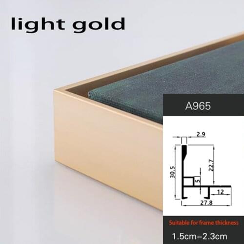 Large Size Picture frame DIY aluminum alloy Canvas Painting Frame Metal Wall Decor For Canvas Oil Paintings Frame