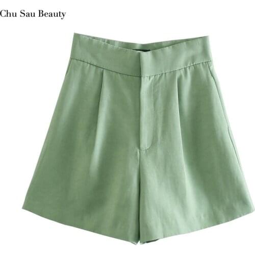 Chu Sau beauty Women's High Waist Shorts
