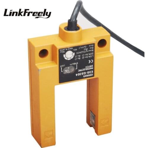 E3S-GS3E4DC Amplifier Photoelectric Switch,Slotted Edge Registration Sensor,NPN PNP General Purpose Through-beam Light Switch