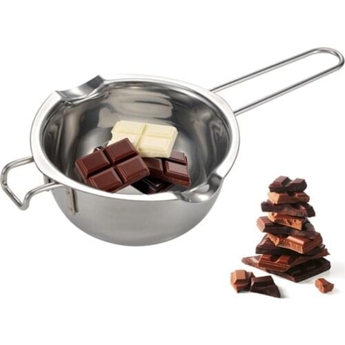 Long Handle Wax Melting Stainless Steel Pot DIY Scented Candle Soap Chocolate Butter Melting Bowl Handmade Soap Chocolate Tools