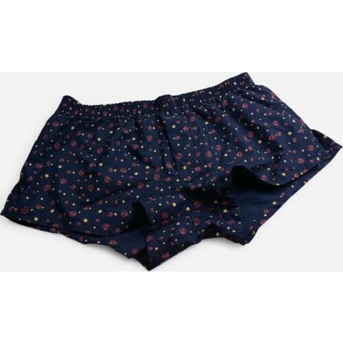 Mens male underwear Boxer shorts home Leisure Style Cotton Fabric men underpants cueca boxer homme man mens