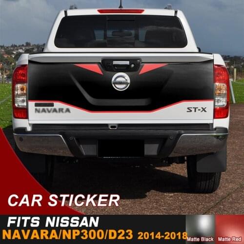 Tail door cover sticker 4 by 4 decal cool vinyl graphic sticker for nissan navara np300 d23