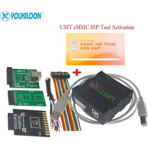 Newest 100% Original UMT Pro BOX ( UMT + AVB 2in1 box )+ UMT eMMC ISP Activation + 5 in 1 eMMC ISP Tool Adapters