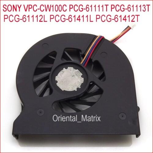 New UDQFRZH13CF0 DC5V 0.20A For SONY VPC-CW100C PCG-61111T PCG-61113T PCG-61112L PCG-61411L PCG-61412T Laptop CPU Cooler Fan