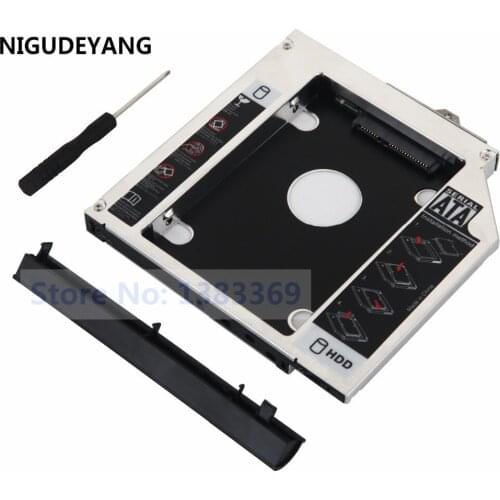 With Bezel Faceplate Front Panel 2nd HDD SSD SATA hard drive Caddy Adapter for HP ProBook 6440b 6445b 6450b 6455b 6550b 6555b