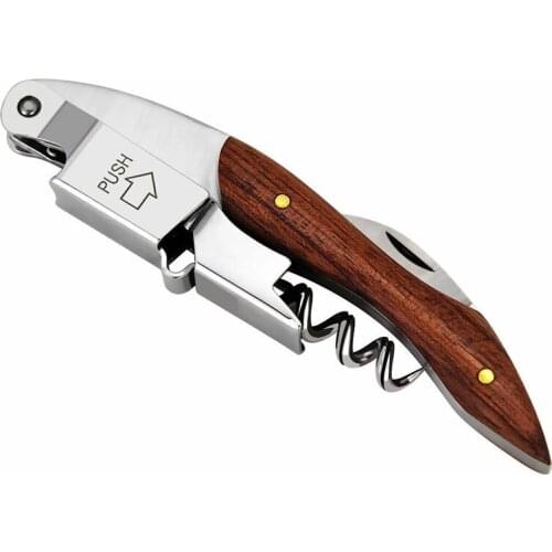 Wood Handle Professional Red Wine Opener Multifunction Portable Screw Corkscrew Wine Bottle Opener Cook Tools-35
