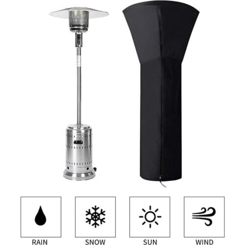 Heater Dust Cover Outdoor Heater Oxford Cloth Waterproof Protector Gas Pyramid Patio Heater Cover Garden Furniture Outdoor Tools
