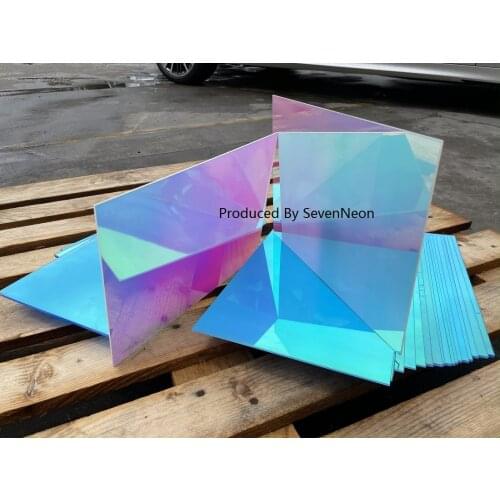Laser Plexiglass Rainbow Board Acrylic (PMMA) Iridescent/Radiant Sheet,Organic Glass Plate Oргстекло For Advertising/Decorate