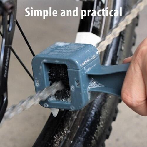 Bicycle Motorcycle Chain Cleaning Brush Gear Grunge Brush MTB Bike Cycling Chain Cleaner Washer Scrubber Tool Bike Accessories