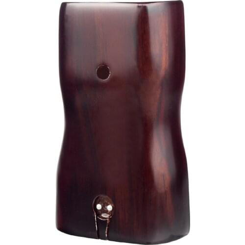 String Instrument Chinese Erhu Perform Base Holder Walnut Wood Rest Support