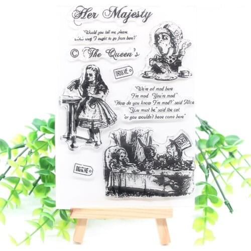 Vintage Transparent Clear Silicone Stamps for DIY Scrapbooking/Card Making/Kids Fun Decoration Supplies 593