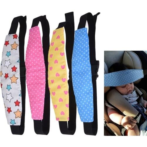 Car Safety Seat Fixing Auxiliary Cotton Belt Children Sleeping Security Fixed Strap Fastening Belt Adjustable Head Support Auto