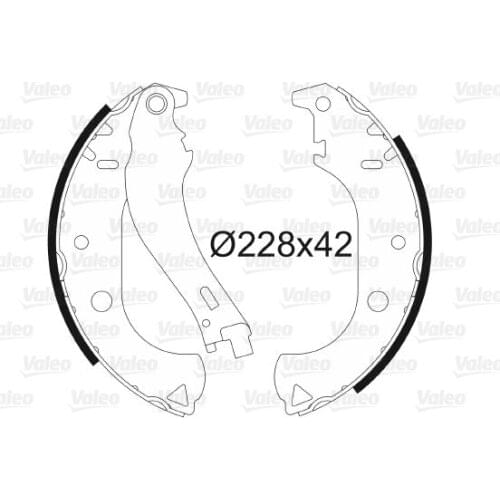 REAR BRAKE BALATASI LUG FIAT DOBLO FIAT ALBEA 1,2 / 1,3 / 1,4 / 1,6 / 1,9