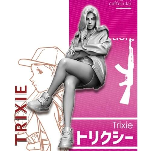 1/35 Trixie, Resin Model figure, GK, Unassembled and unpainted kit