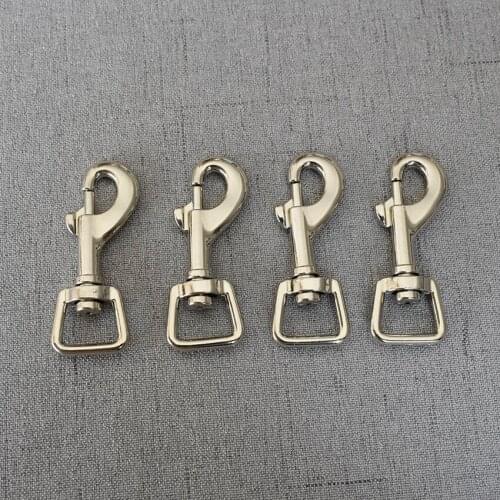 10 Pieces Silver 15mm Metal Clasps Lobster Dog Collar Keychain Trigger Clips Snap Hook Leather Belt Bag Buckles 15GK-y