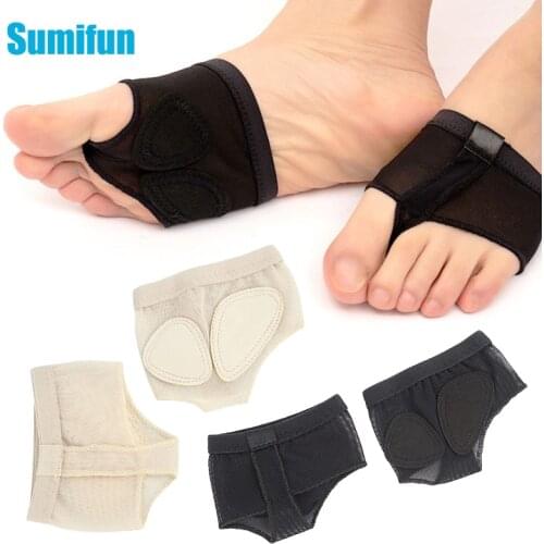 2pcs Belly Ballet Dance Forefoot Pad Shoes Cushion Protector Dance Socks Fore Foot Pads Protector Thongs Brace Support Pedicura