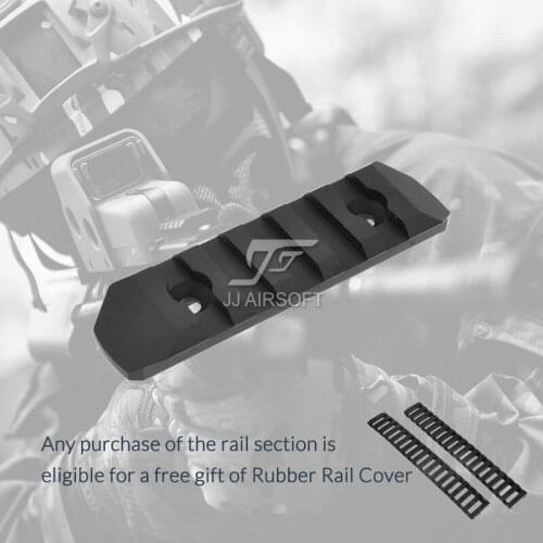 ACI 5-Slot 5 Slot KeyMod Rail CNC Lightweight (Black/Red/Tan/Silver) Buy One Get 2pcs FREE Rail Cover