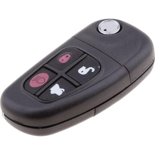 Car 4-Button Remote Key Fob 433Mhz 4D60 Chip For Jaguar XJ XJR X S Type
