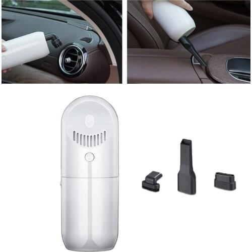 Mini Car Vacuum Cleaner Handheld High-power Automobile Machine Hepa Filter Dust Catcher Perfectly for Wet Dry Use