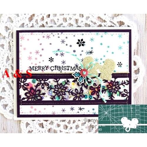 B10 Merry Christmas Glove METAL CUTTING DIES Scrapbook card invitation paper craft party decor embossing stencil cutter