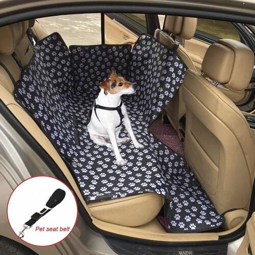 Dog Car Seat Covers Safety Car Dog Carrier Anti-Scratch Car Rear Back Seat Mat for Small Medium Large Dogs Portable Pet Dog Mats