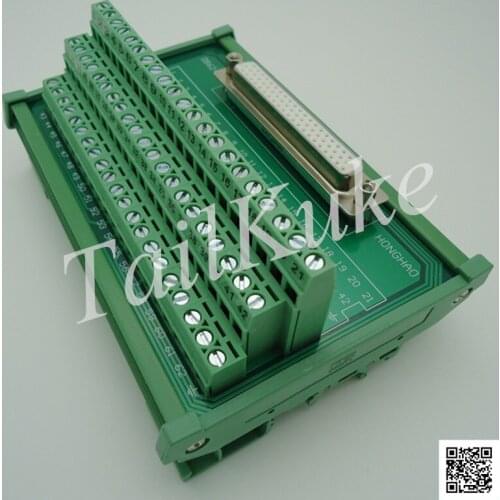 DB62 Terminal Station Relay Adapter Industrial Control Special Gold Plated Socket 3 Terminal