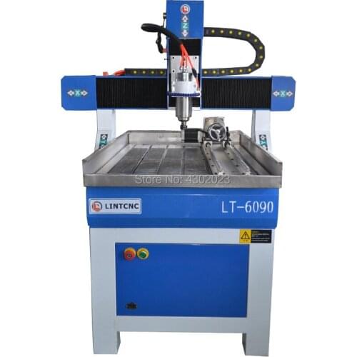 LINTCNC 3 axis 4 axis cnc router 6090/wood router cnc cutting machine