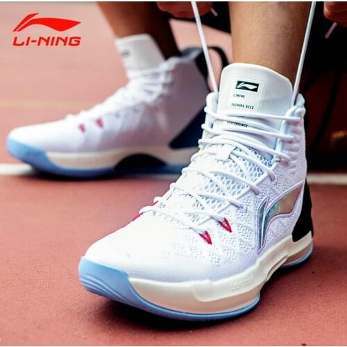 Li-Ning Men YUSHUAI XIII Professional Basketball Shoes LIGHT FOAM Sneakers LiNing Wearable Sport Shoes ABAP075 SJAS19