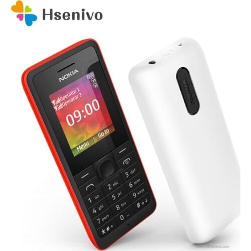 Nokia 107 Refurbished-Original Nokia 107 FM Radio Dual SIM Cards Good Quality Unlocked Mobile Phone