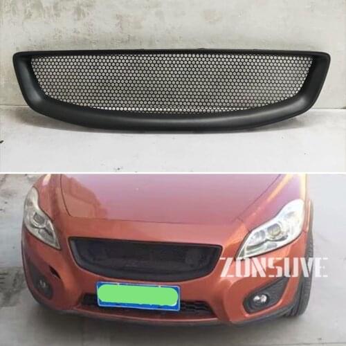 Body Kit Front Bumper Cover Refitting Grill Accessories Carbon Fibre Racing Grille Use For Volvo C30 2010--2013 Year