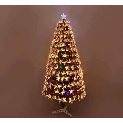 Multicolored Optical Fiber Tree 1.8m Encryption Simulation DIY Plastic LED Decorative Party Festival Supplies Navidad Arboles