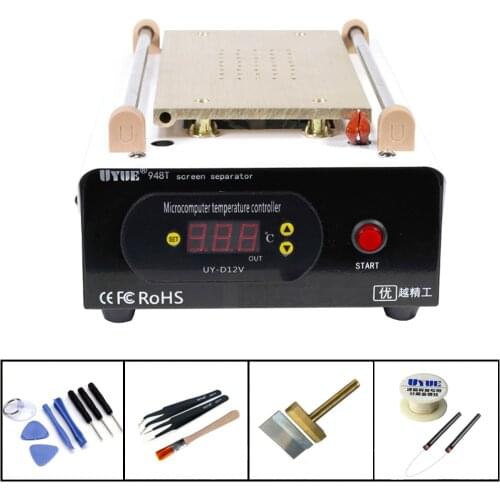 UYUE 948T Preheat Separator Built-in Vacuum Pump Split Screen Machine Heating Platform 7 Inches Phone Disassemble Repair Tool
