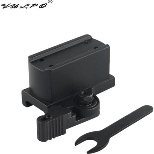 VULPO Tactical 20mm Picatinny Rail Mount QD Riser Scope Mount For T1 Red Dot Mount