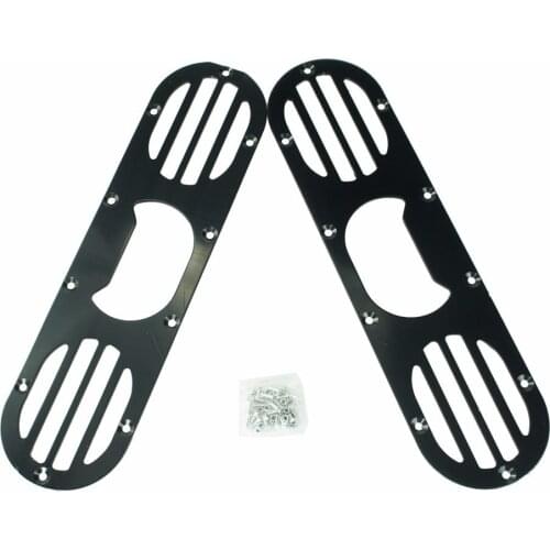 Universal 2pcs Black Car Rear Bumper Rear Bumper Diffuser For Universal Car Rear Bumper Air Diversion Diffuser Panel