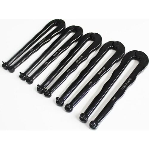 Universal Adjustable Round Nut Wrench Angle Grinder Double Pin Wrench Electric Pick Oil Cap Open End Wrench Universal Wrench