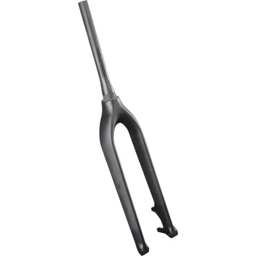 ICAN UD Matte tapered rigid MTB fork post mount brake type with 135*15mm thru axle fit for hardtail mountain frame