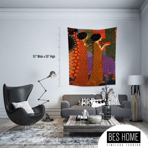 Vittorio Zecchin-The Thousand and One Nights of the Princesses and Warriors,Fabric Wall Hanging,Tapestry, wall Decoration