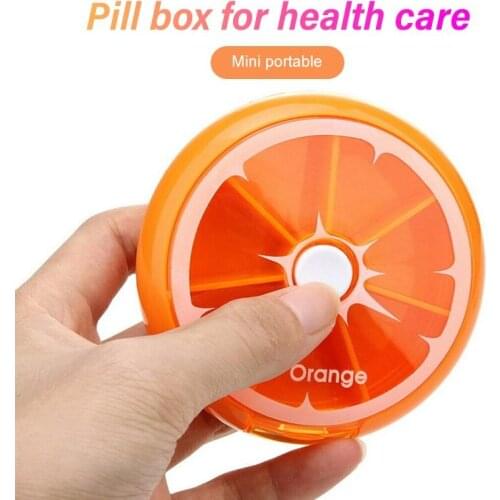 1pc Portable Pill Storage Box 7 Days Mini Weekly Tablet Pill Medicine Holder Organizer Container Case Splitters Travel Pill Box