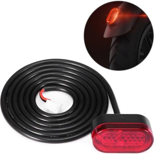 1pc Electric Scooter Rear Tail Light Lamp Back Break For Xiaomi Mijia M365 Skateboard X7V0 Scooter Parts & Accessories Tool