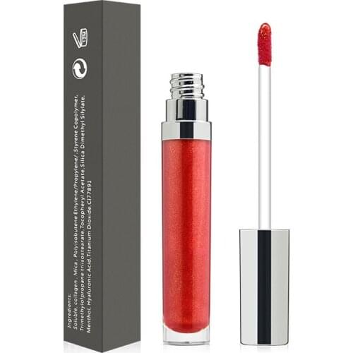 3 Pieces Shimmer Glossy Shiny Liquid Lipstick Waterproof Long Lasting Private Label Vegan Metallic Glitter Lip gloss