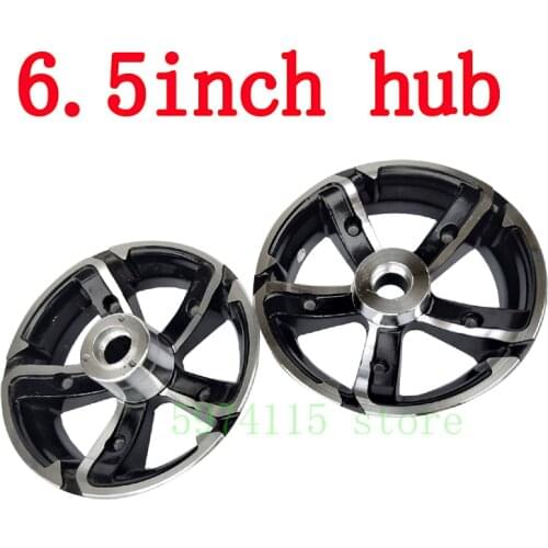 Electric Scooter Accessories 6.5 Inch Front or Rear Alloy Hub for 90/65-6.5 Inner and Outer Tyre