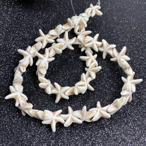 Natural Stone Starfish shape High Quality charm small Beads for Jewelry Making DIY Necklace Bracelet Accessories