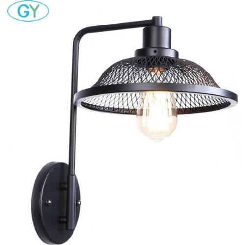 Black Edison Industrial Wall Sconce Metal Wall Light Fixture Decorative Lighting for Kitchen, Living Room, Gallery, Hallway Lamp